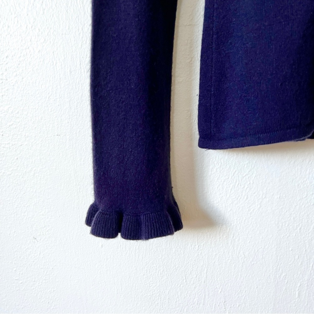 Tory Burch Cashmere Sweater w/ Ruffles - Picture 3 of 8